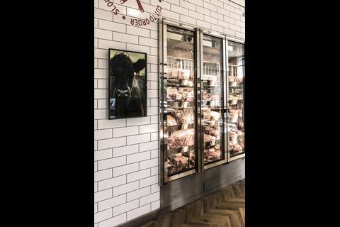Fridge full of produce at Farmison & Co butcher